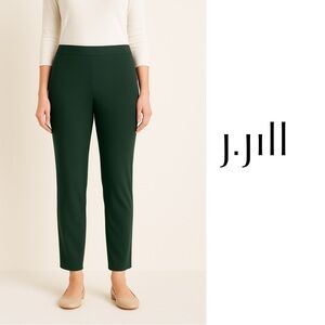 NEW J. Jill Women's Bi Stretch Hunter Green Pants